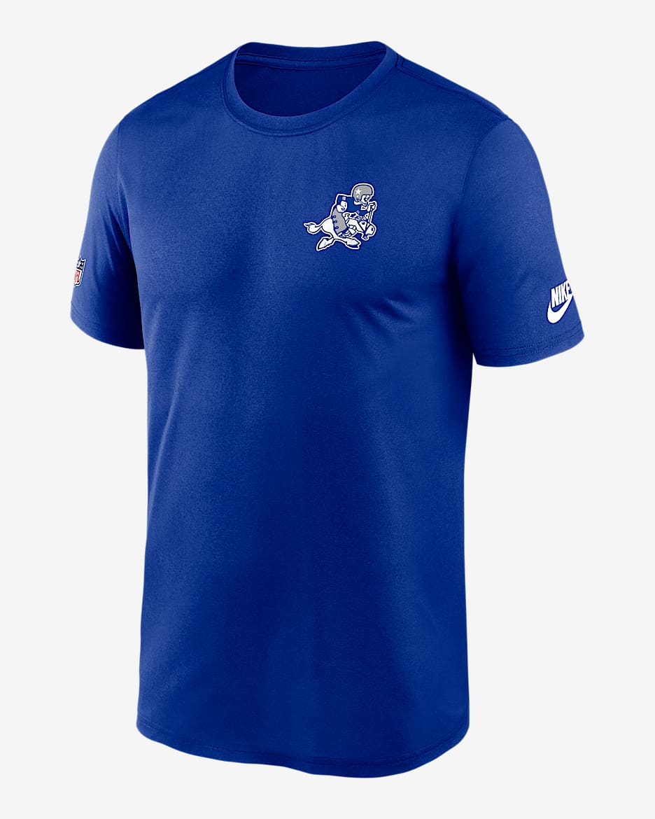 Dallas Cowboys Alt Legend Small Logo Men's Nike Dri-FIT NFL T-Shirt - Royal