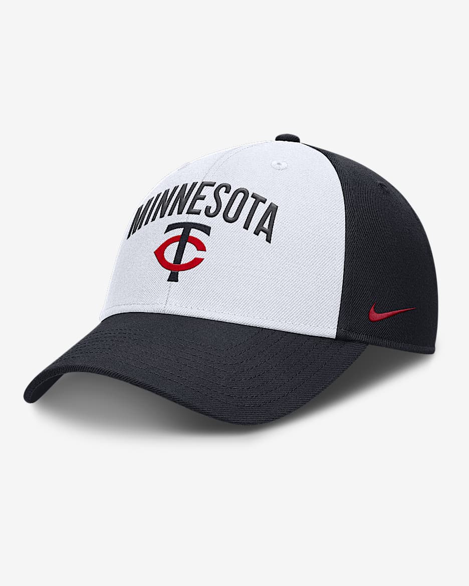 Minnesota Twins Club Men's Nike Dri-FIT MLB Adjustable Hat - White