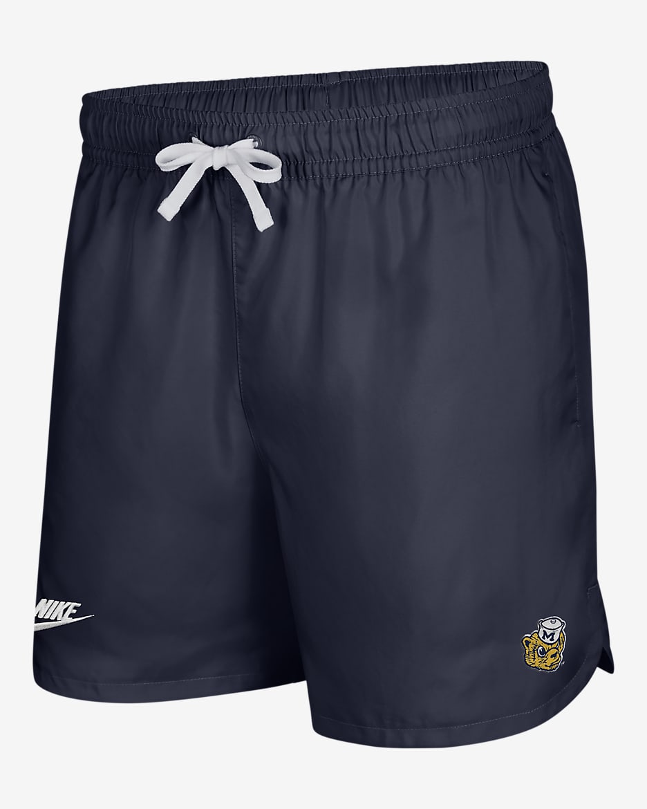 Michigan Flow Men's Nike College Shorts - Navy