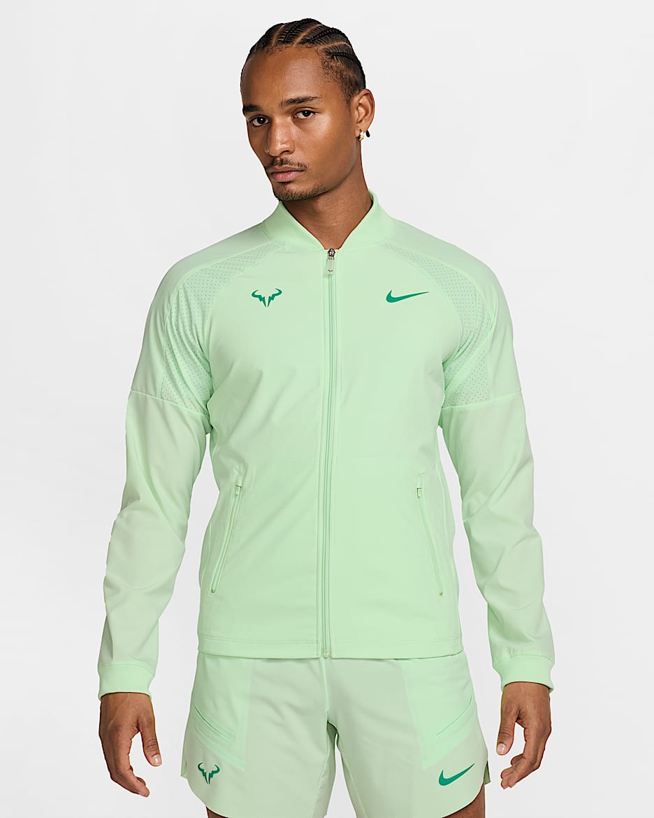 Veste de tennis Nike Dri-FIT Rafa pour homme - Vapor Green/Stadium Green
