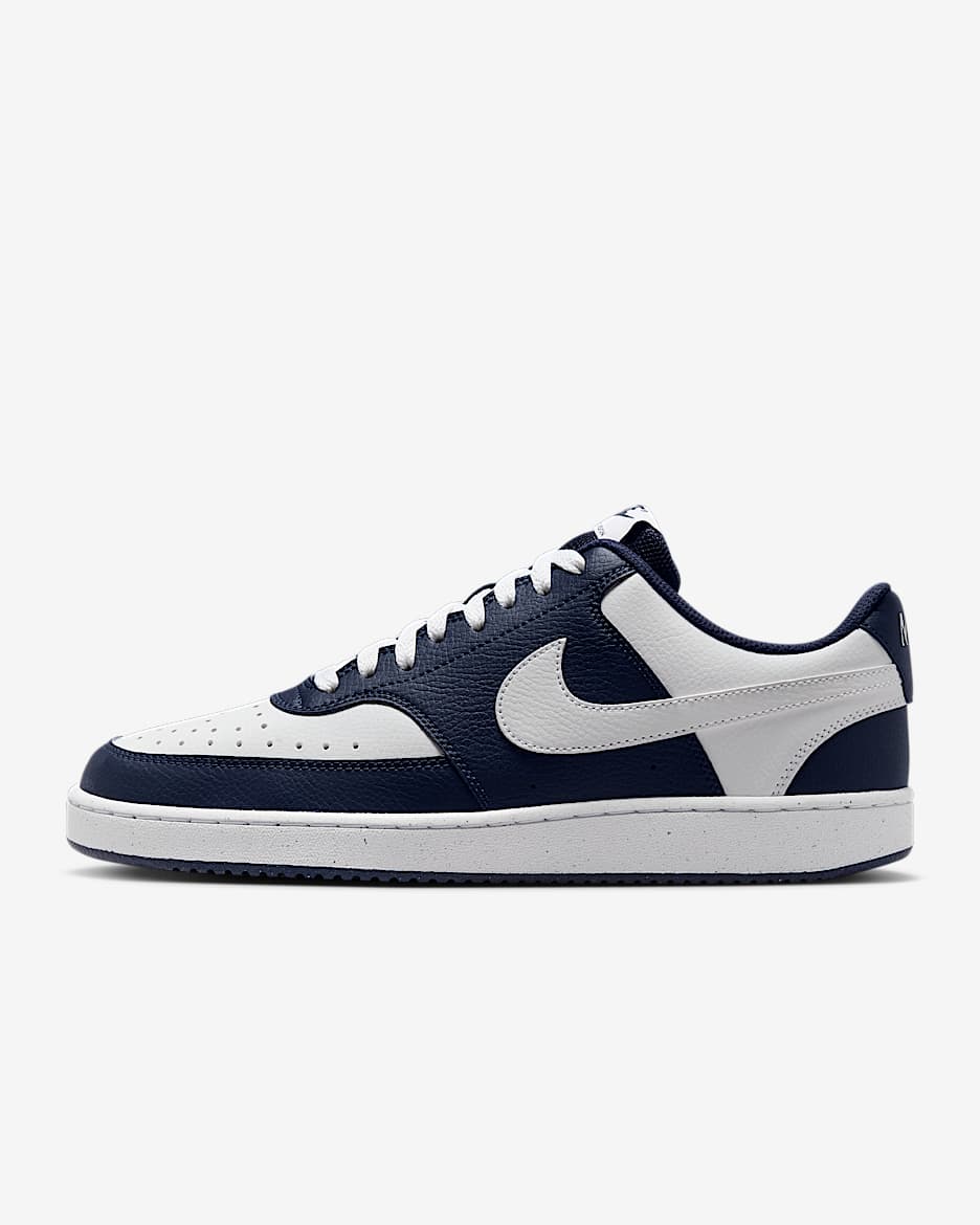 Nike Court Vision Low-sko til mænd - Midnight Navy/hvid