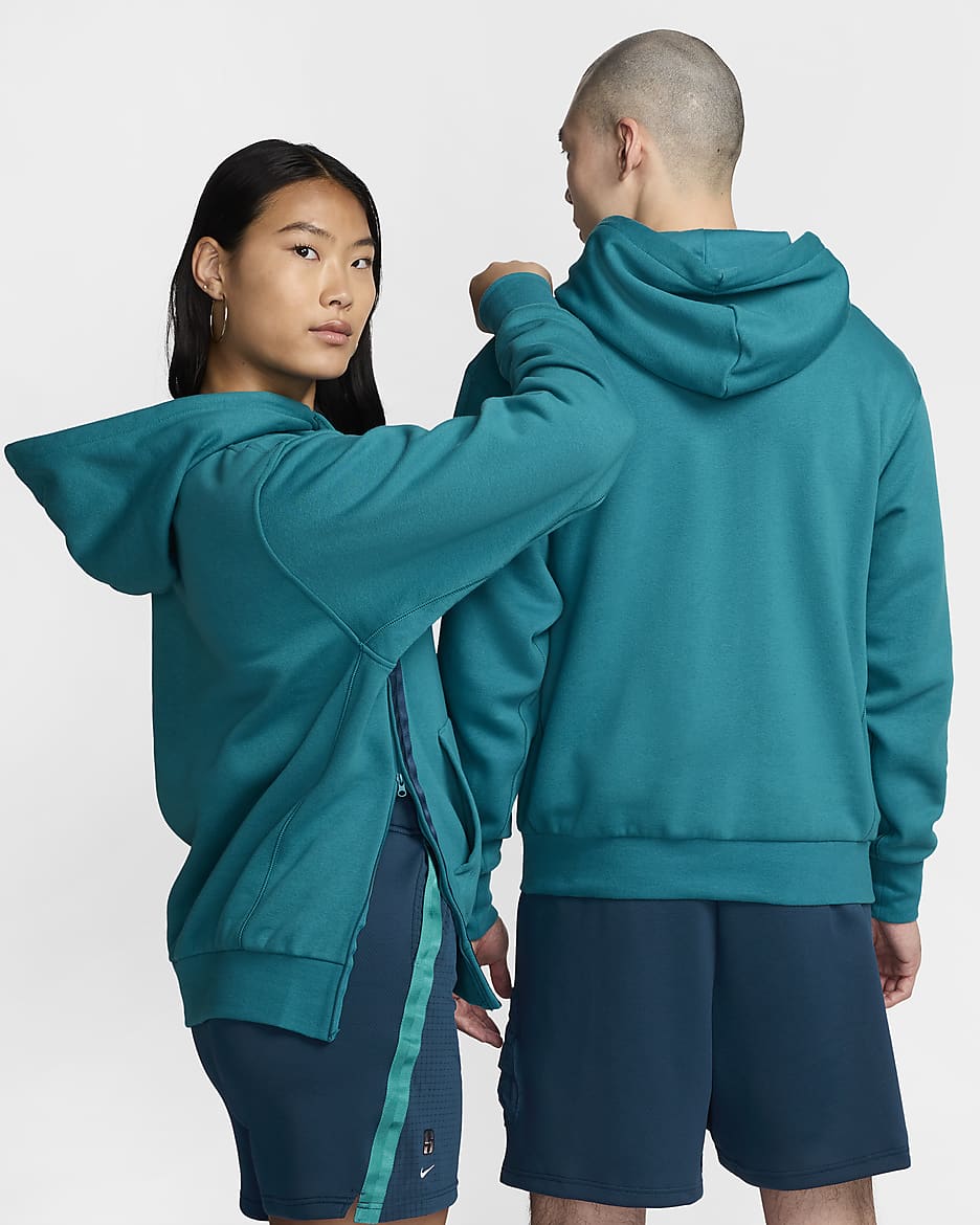 Sabrina Fleece Basketball Hoodie - Blustery/Valerian Blue/Photon Dust