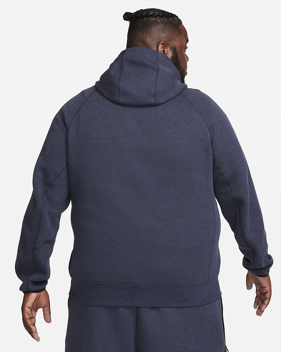 Nike Sportswear Tech Fleece Men's Pullover Hoodie - Obsidian Heather/Black