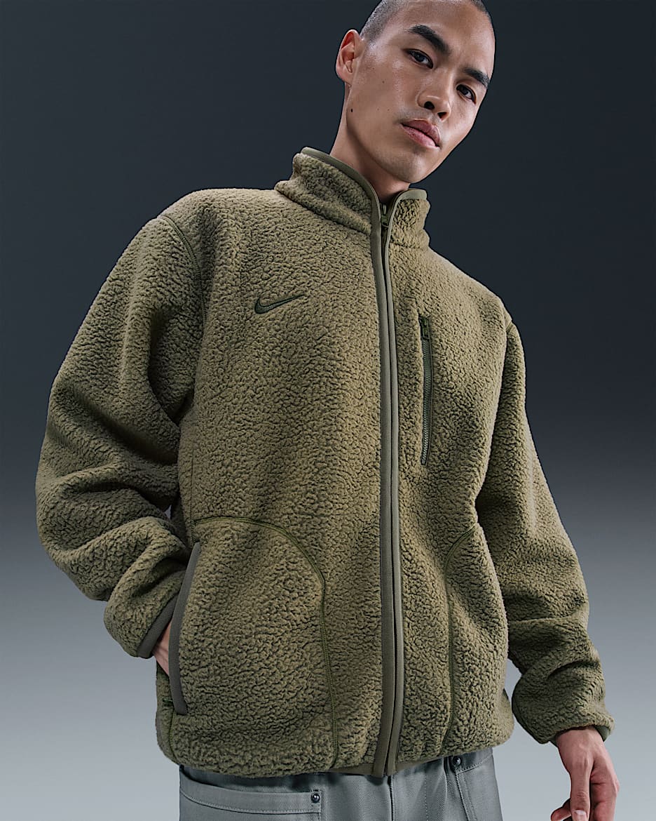 Nike Sportswear Club Men's Winterized Jacket - Medium Olive