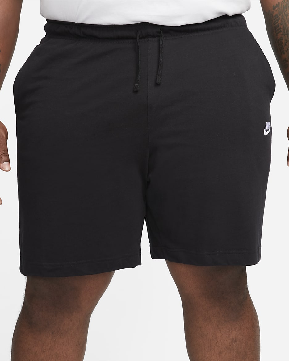 Nike Sportswear Club Men's Shorts - Black/White