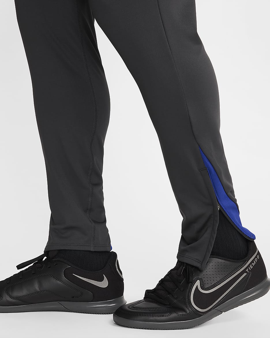 F.C. Barcelona Strike Third Men's Nike Dri-FIT Football Pants - Anthracite/Old Royal/Lime Blast