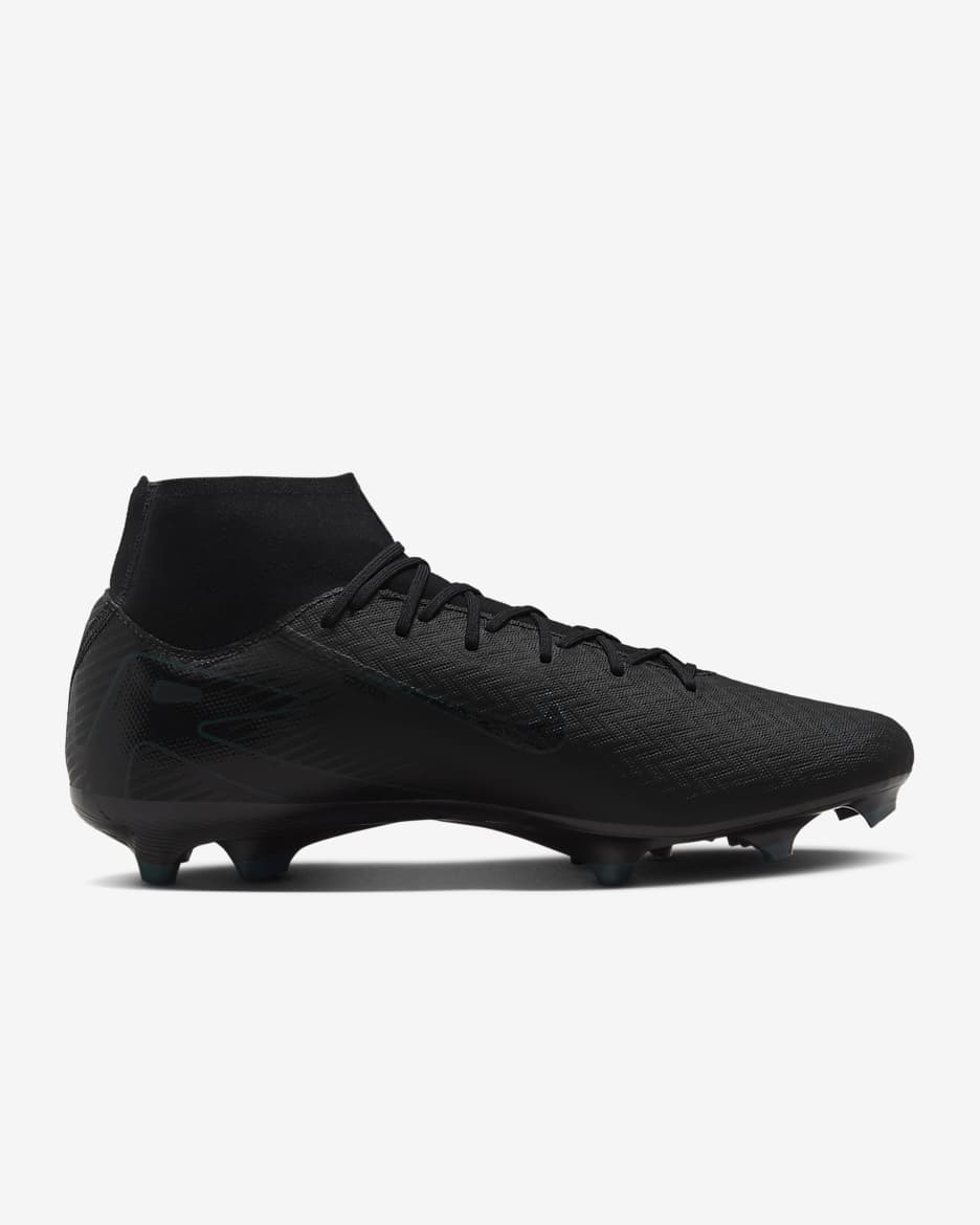 Nike Mercurial Superfly 10 Academy MG High-Top Soccer Cleats - Black/Deep Jungle/Black