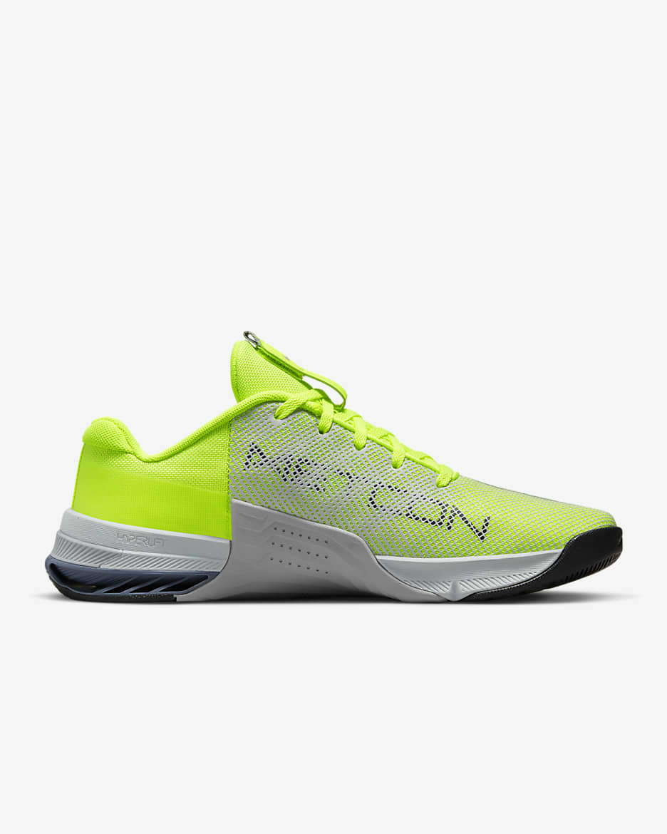 Nike Metcon 8 Men's Workout Shoes - Volt/Wolf Grey/Photon Dust/Diffused Blue