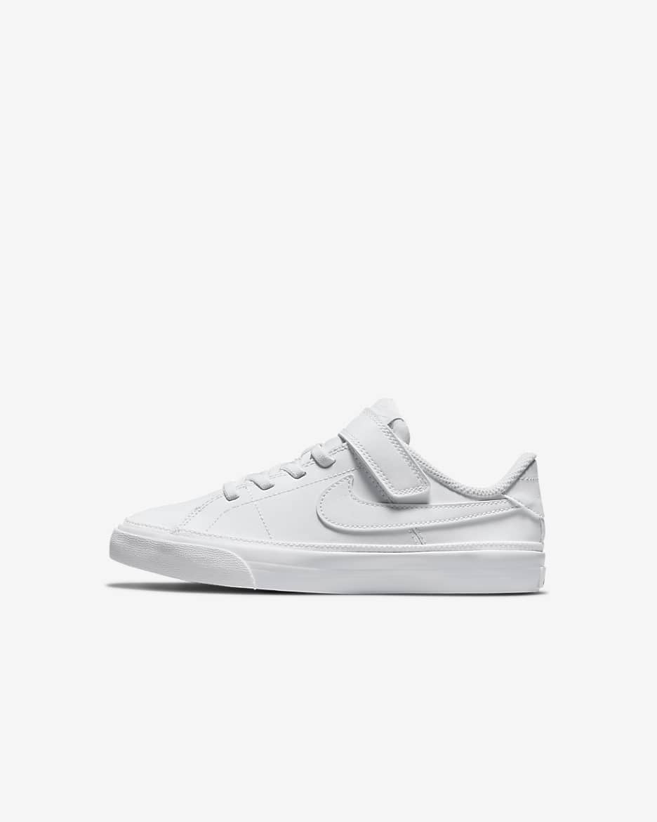 NikeCourt Legacy Younger Kids' Shoes - White/White