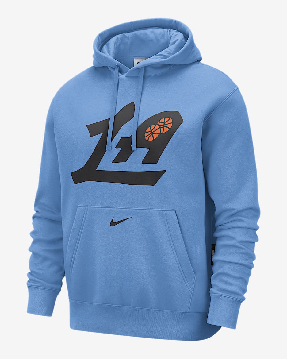 Sudadera con gorro sin cierre Nike de la NBA de tejido Fleece para hombre LA Clippers Club City Edition - Costa