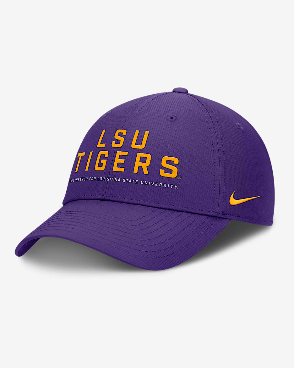 LSU On-Field Club Gameday Men's Nike Dri-FIT College Adjustable Hat - Purple