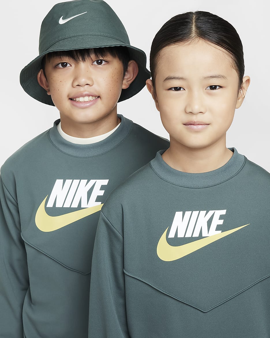 Nike Sportswear Older Kids' Tracksuit - Vintage Green/White