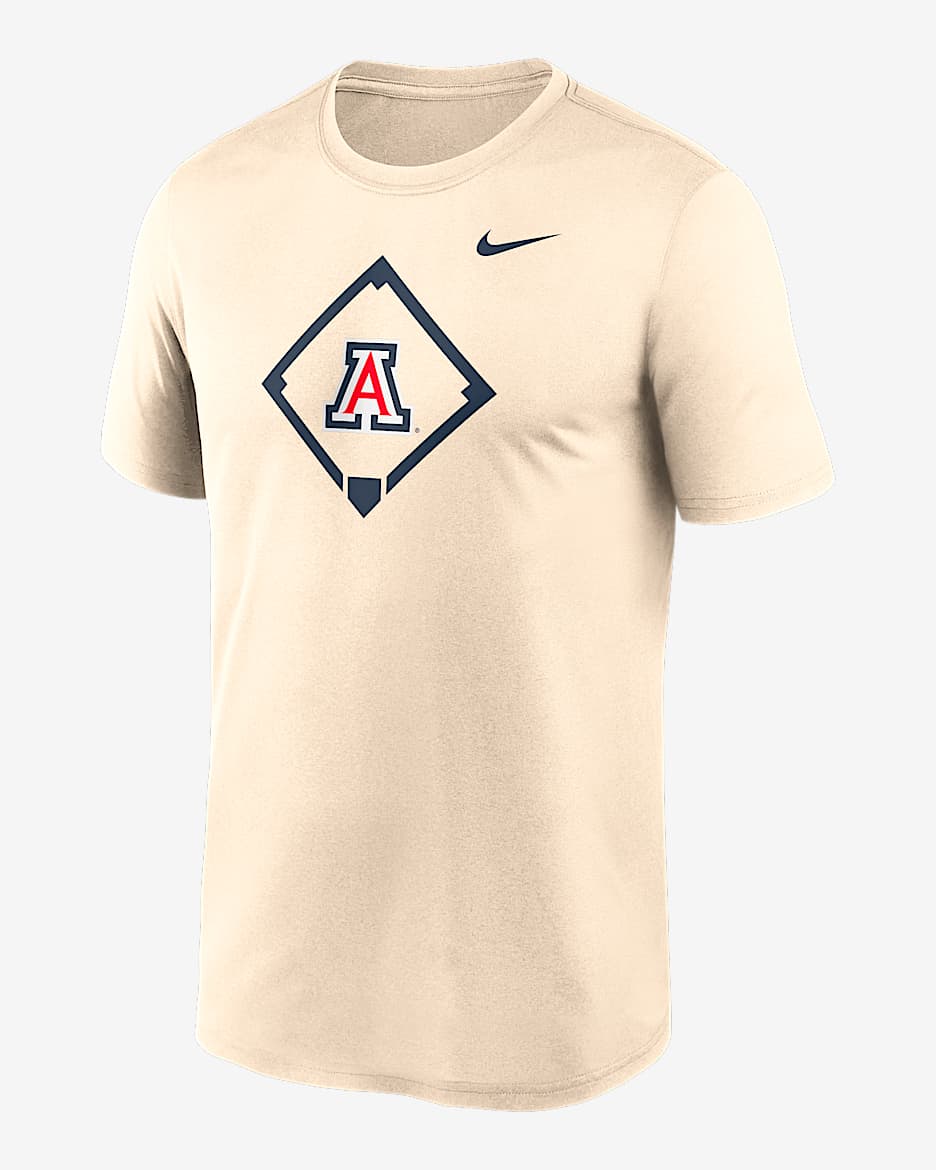 Playera universitaria Nike Dri-FIT para hombre Arizona Wildcats Legend Baseball Icon - Crema
