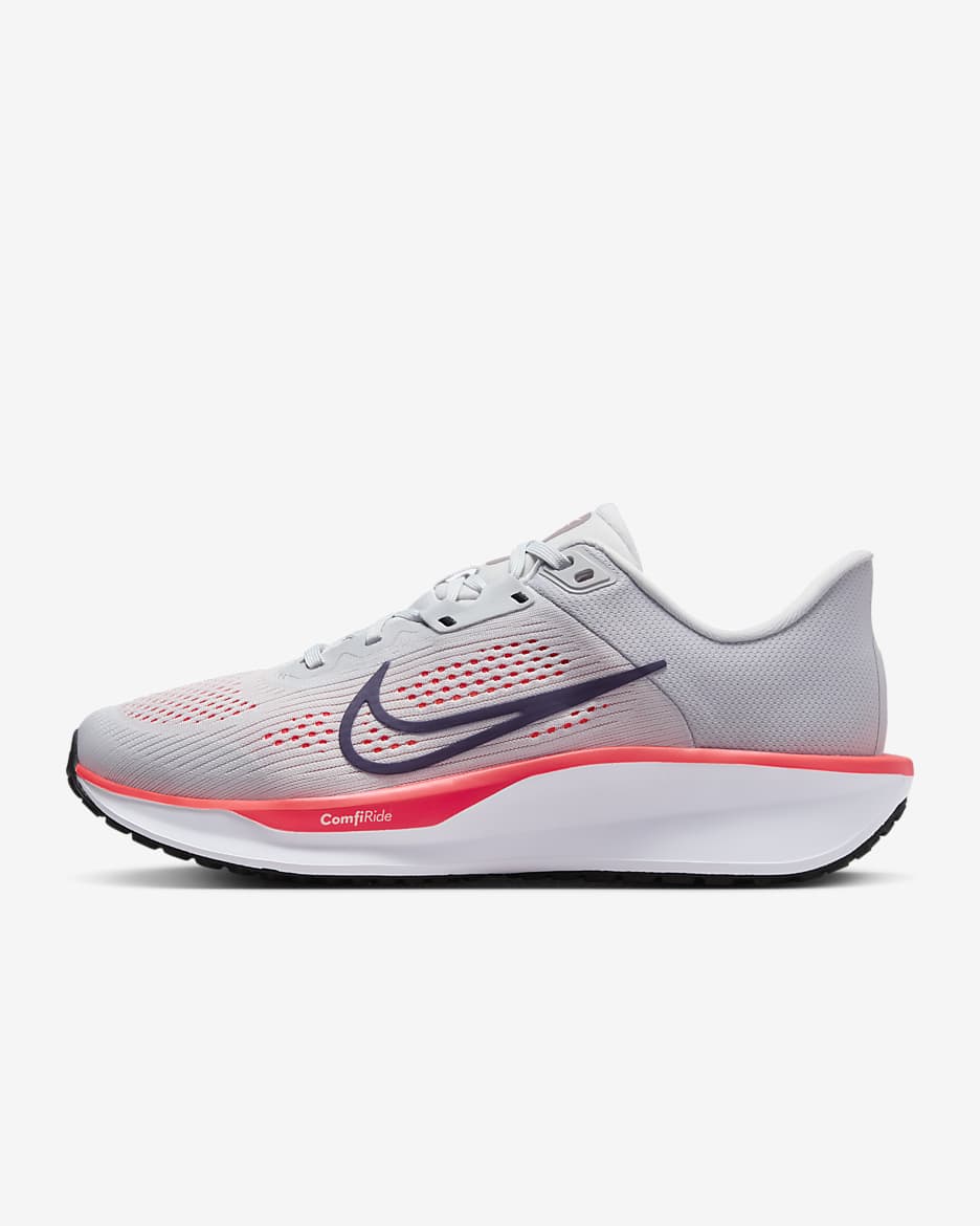 Tenis de correr en pavimento para mujer Nike Quest 6 - Polvo fotón/Ponche cálido/Blanco/Pasa oscuro
