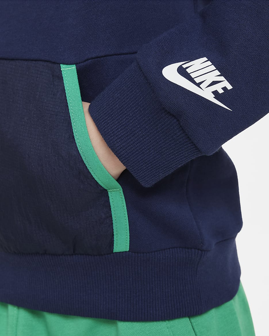 Nike Sportswear Paint Your Future Little Kids' French Terry Crew - Midnight Navy