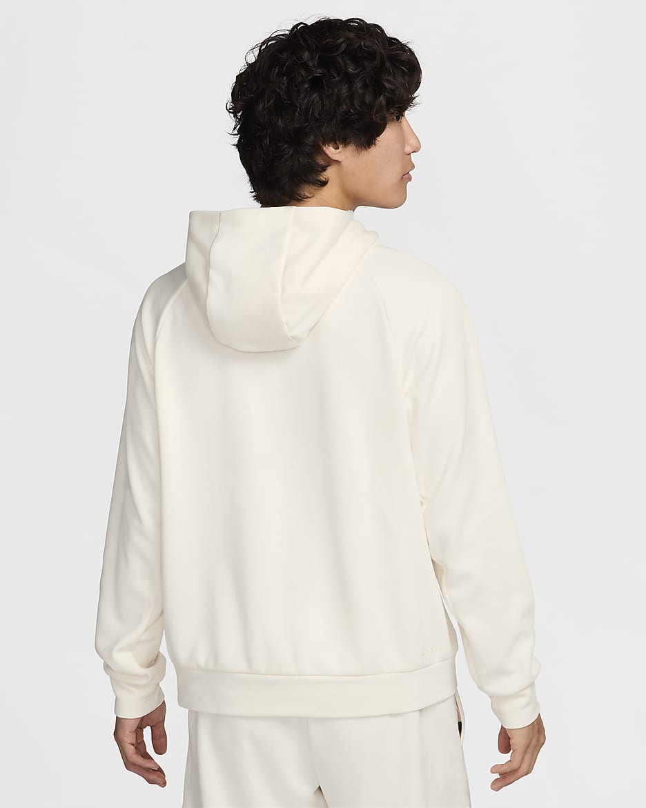 Nike Primary Men's Dri-FIT UV Pullover Versatile Hoodie - Pale Ivory/Pale Ivory