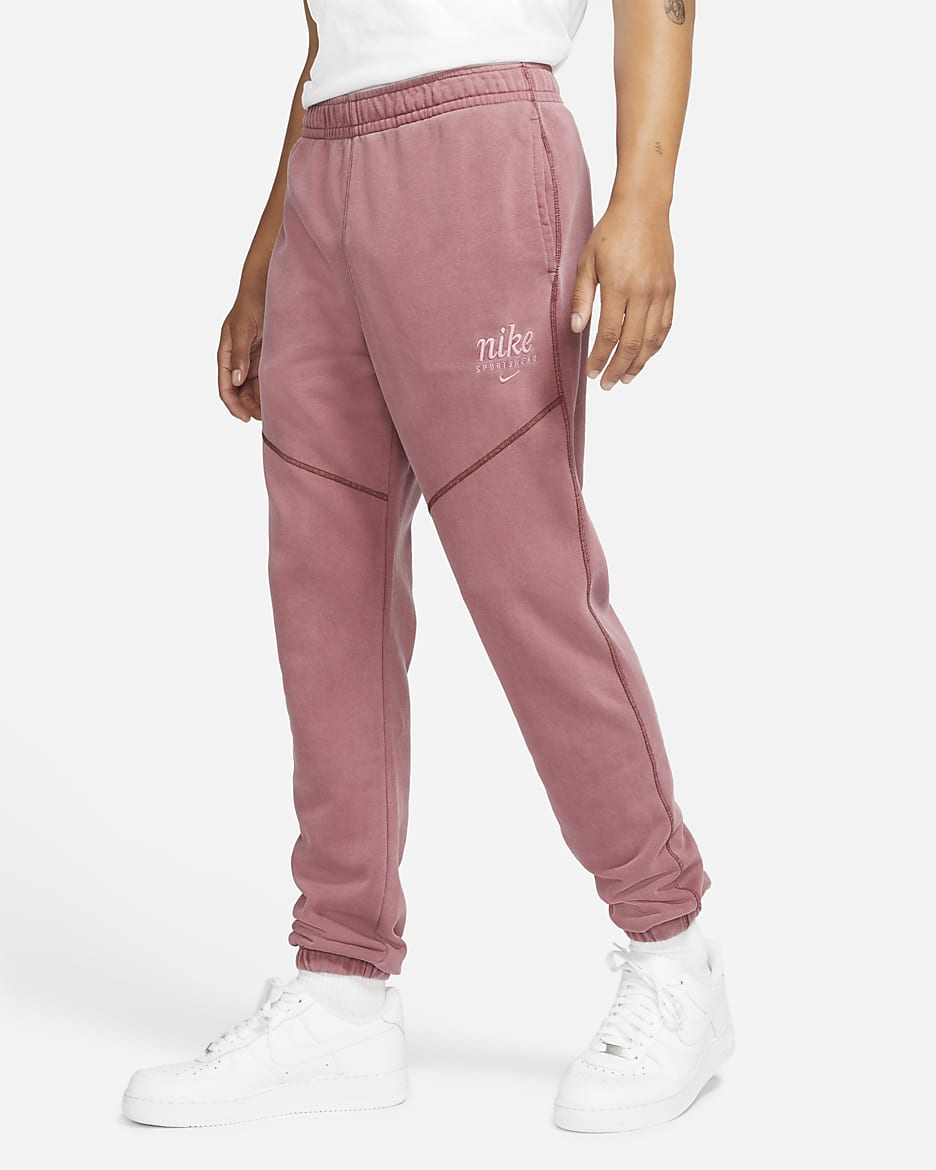 Nike Sportswear Club Men's French Terry Cuffed Pants - Dark Cayenne