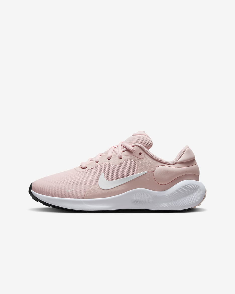 Nike Revolution 7 Older Kids' Road Running Shoes - Echo Pink/White/Black/Summit White
