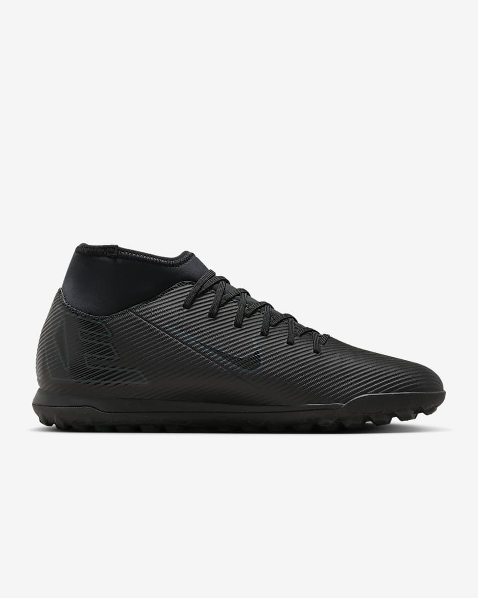 Kotníkové kopačky Nike Mercurial Superfly 10 Club TF - Černá/Deep Jungle/Černá