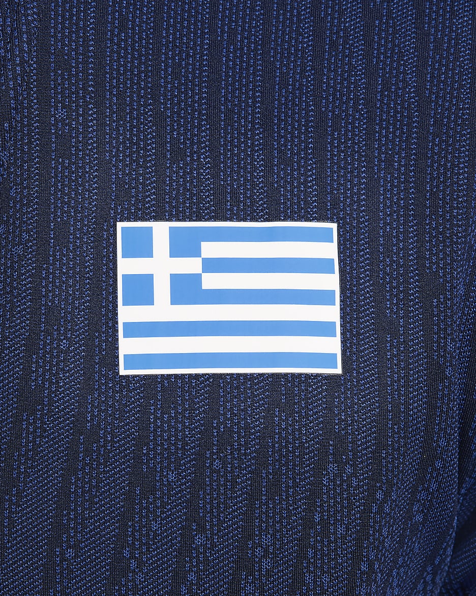 Greece Men's Nike Dri-FIT ADV Basketball Game Jacket - Obsidian/Light Photo Blue/White