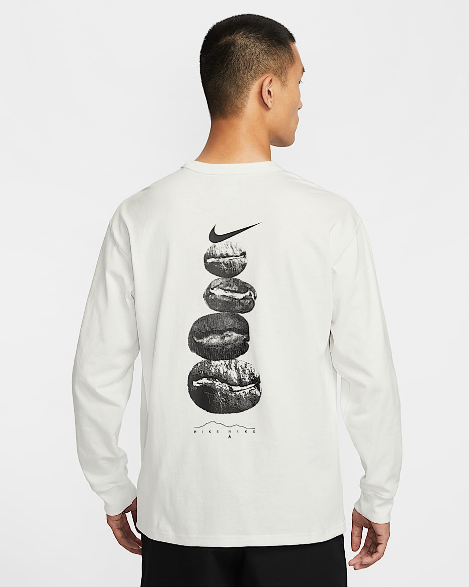 ナイキ スポーツウェア プレミアム メンズ ロングスリーブ Tシャツ - サミットホワイト