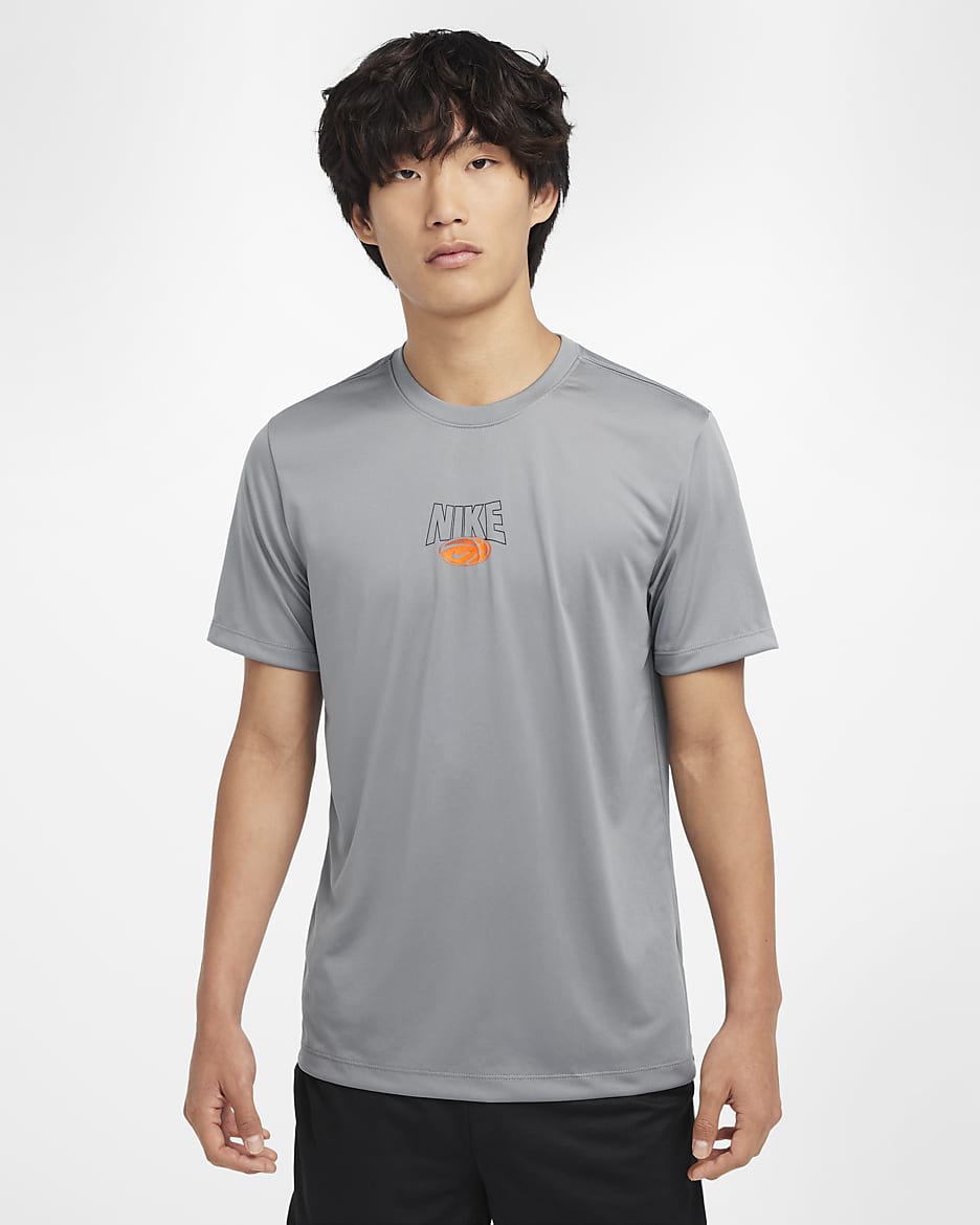 Nike Men's Dri-FIT Basketball T-Shirt - Cool Grey