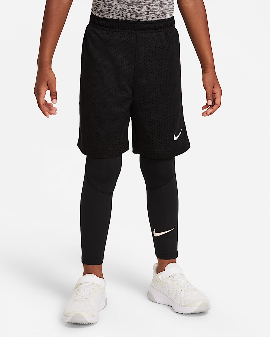 Nike Pro Little Kids' Dri-FIT Tights - Black