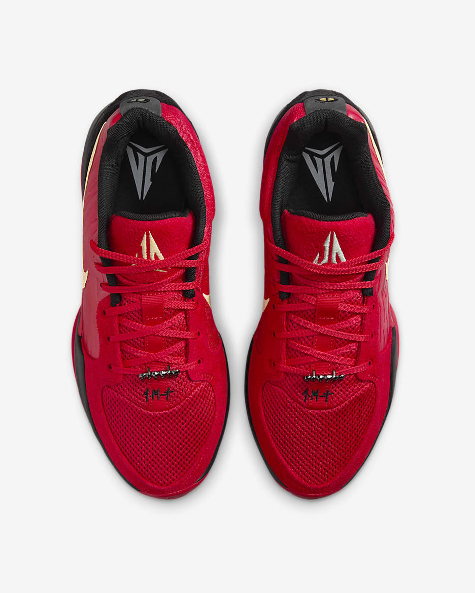 Ja 2 'Nightmare' Basketball Shoes - University Red/Black/Jade Horizon/Celestial Gold