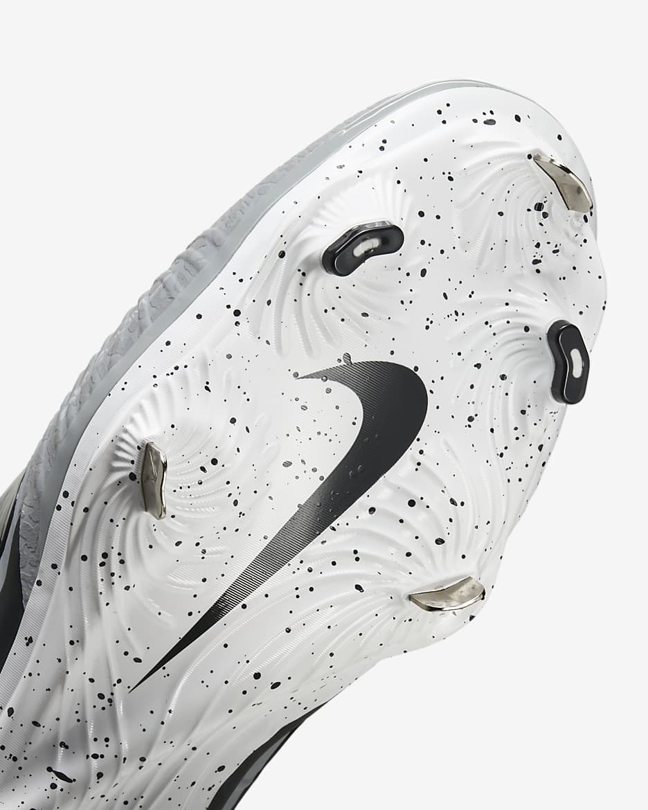 Nike Alpha Huarache NXT Men's Baseball Cleats - Wolf Grey/White/Pure Platinum/Dark Smoke Grey