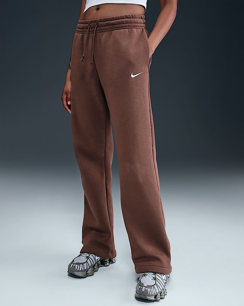 Nike Sportswear Phoenix Fleece Women's Mid-Rise Open-Hem Pants