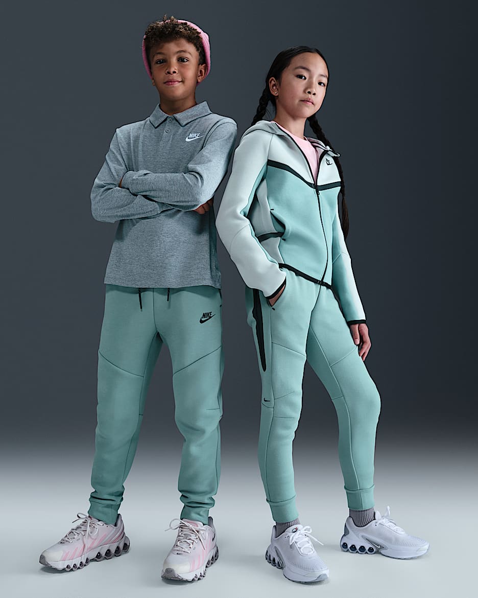 Nike Sportswear Tech Fleece Big Kids' Joggers - Cannon/Black/Black