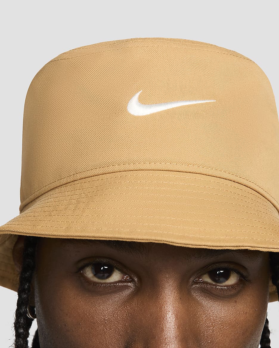 Nike Apex Swoosh Bucket Hat - Flax/Sail