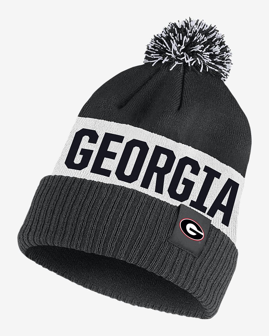 Georgia Nike College Beanie - Black