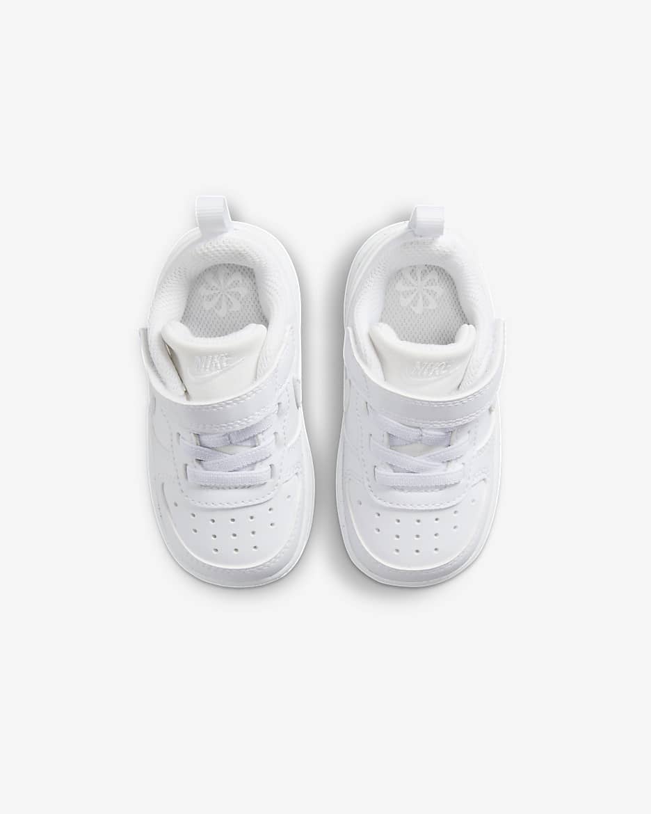 Calzado para bebé e infantil Nike Court Borough Low Recraft - Blanco/Blanco/Blanco