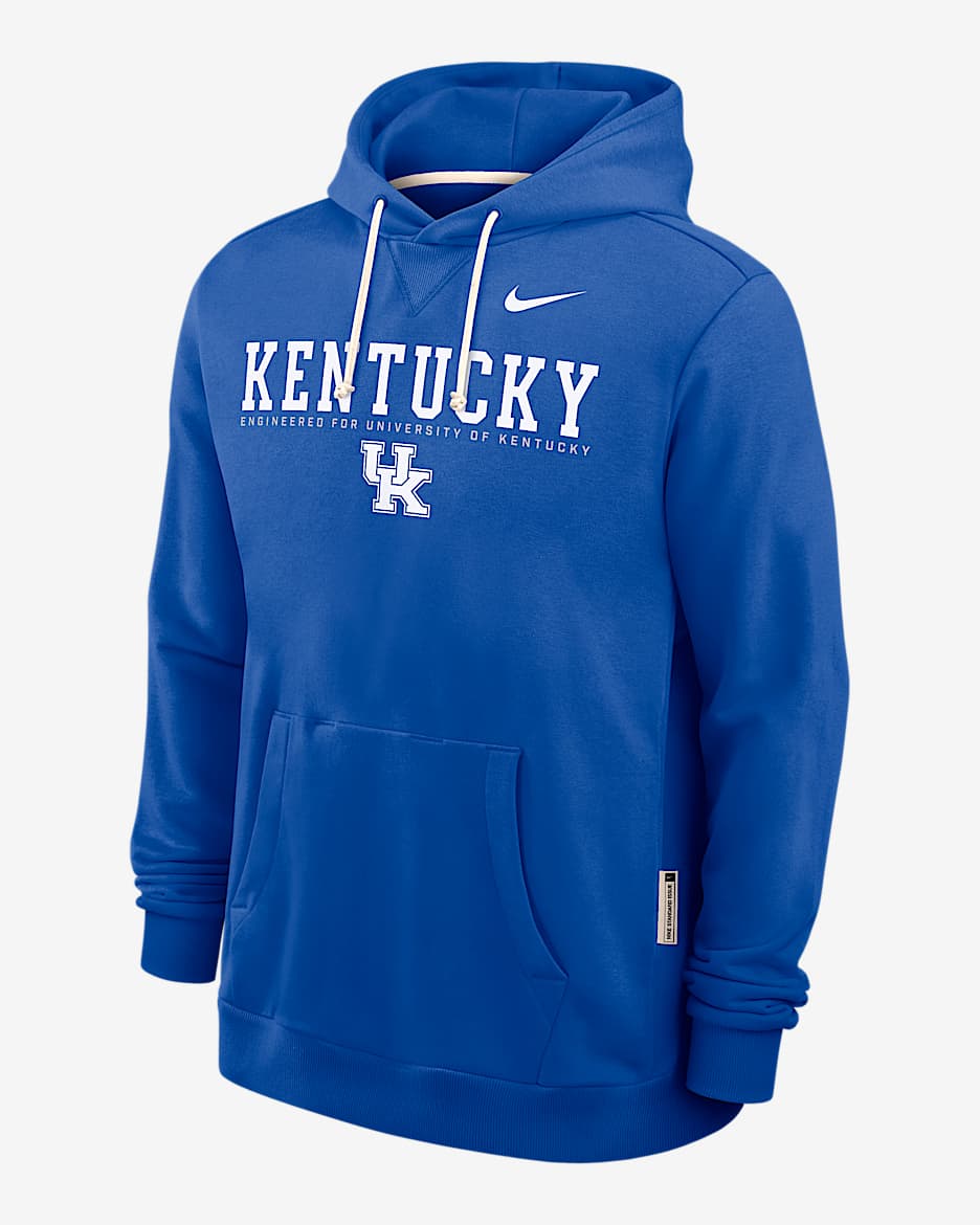 Kentucky Sideline Men's Nike Dri-FIT College Pullover Hoodie - Royal