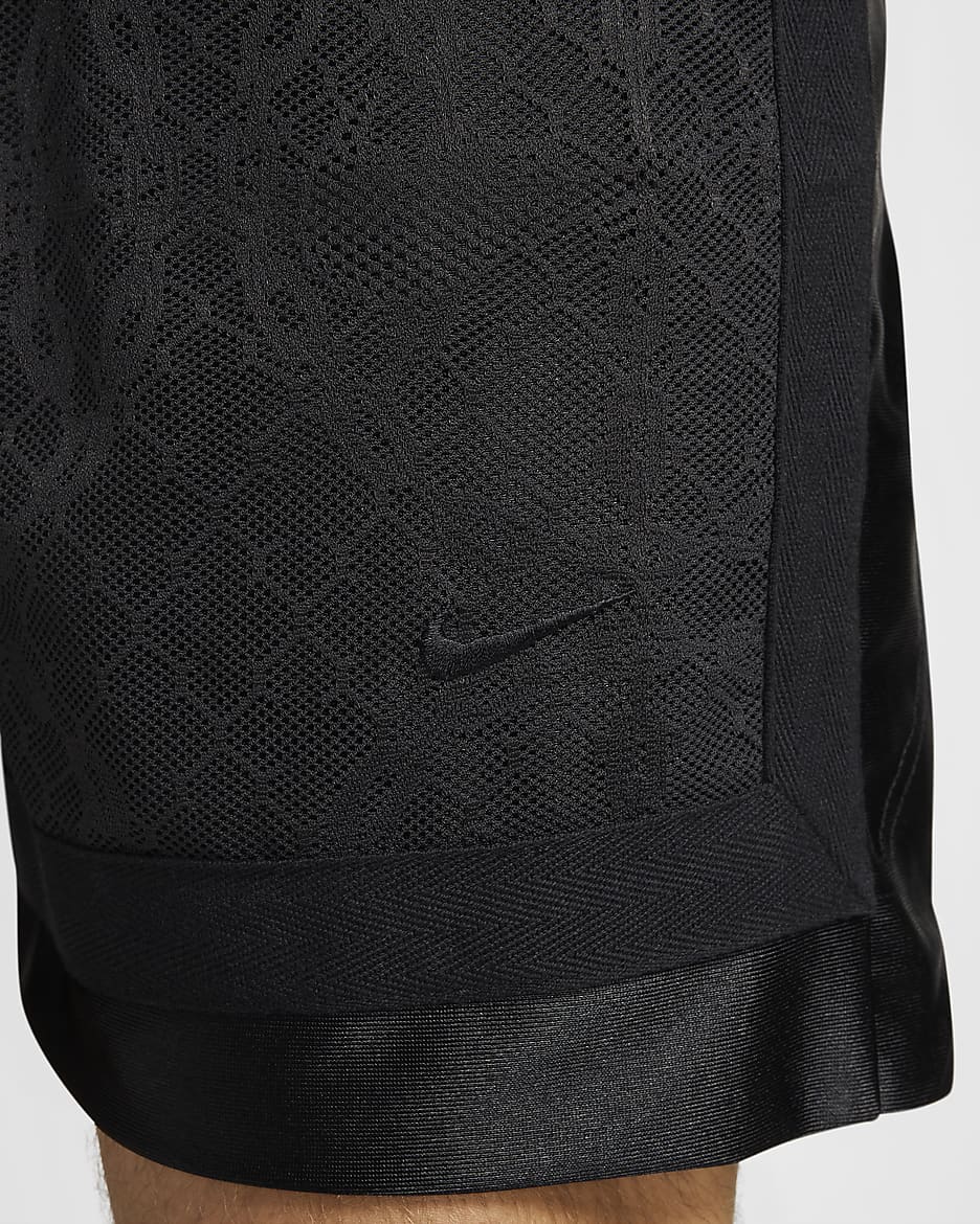 Nike DNA Men's 20cm (approx.) Dri-FIT Basketball Shorts - Black/Black/Black