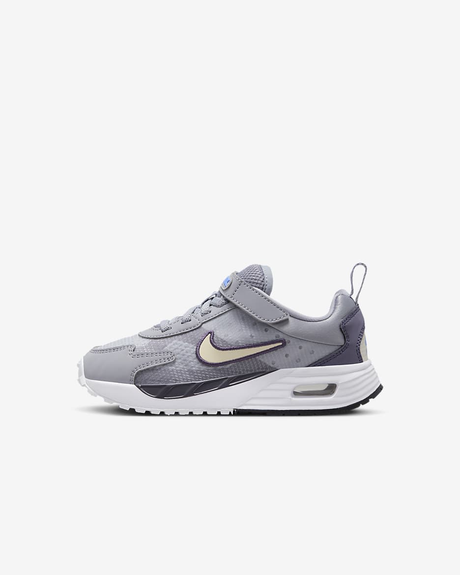 Tenis para niños de preescolar Nike Air Max Solo - Gris cemento/Pasa oscuro/Royal pulso/Marfil pálido