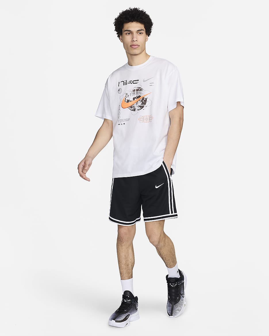 T-shirt de basket Max90 Nike pour homme - Blanc