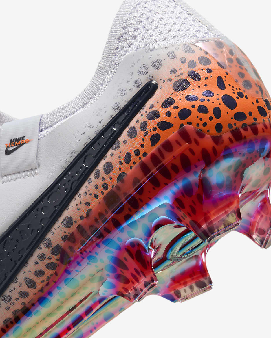 Chaussure de foot à crampons basse FG Nike Tiempo Legend 10 Elite Electric - Multicolore/Multicolore