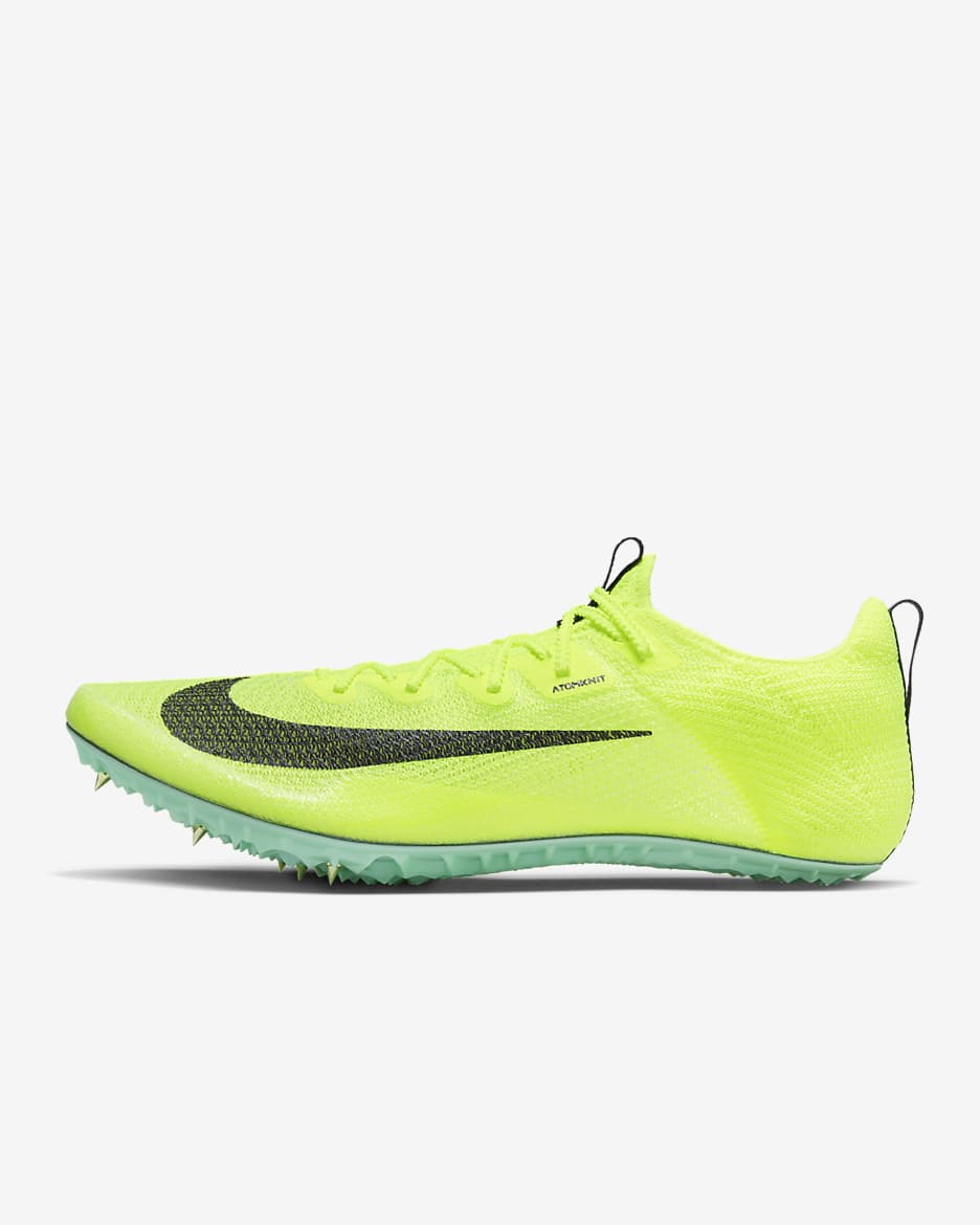 Nike Zoom Superfly Elite 2 Track & Field Sprinting Spikes - Volt/Mint Foam/Cave Purple