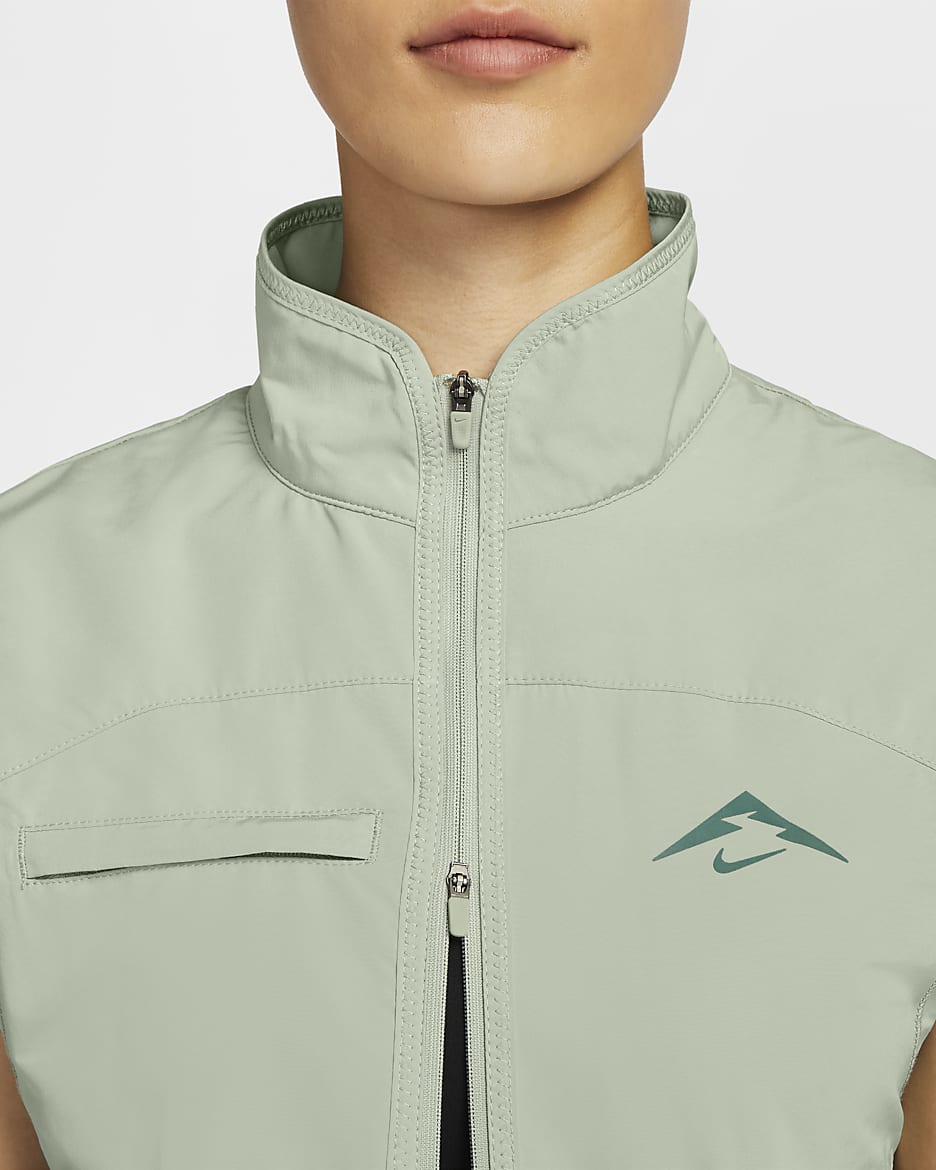 Nike Trail Women's Repel Running Gilet - Jade Horizon/Bicoastal