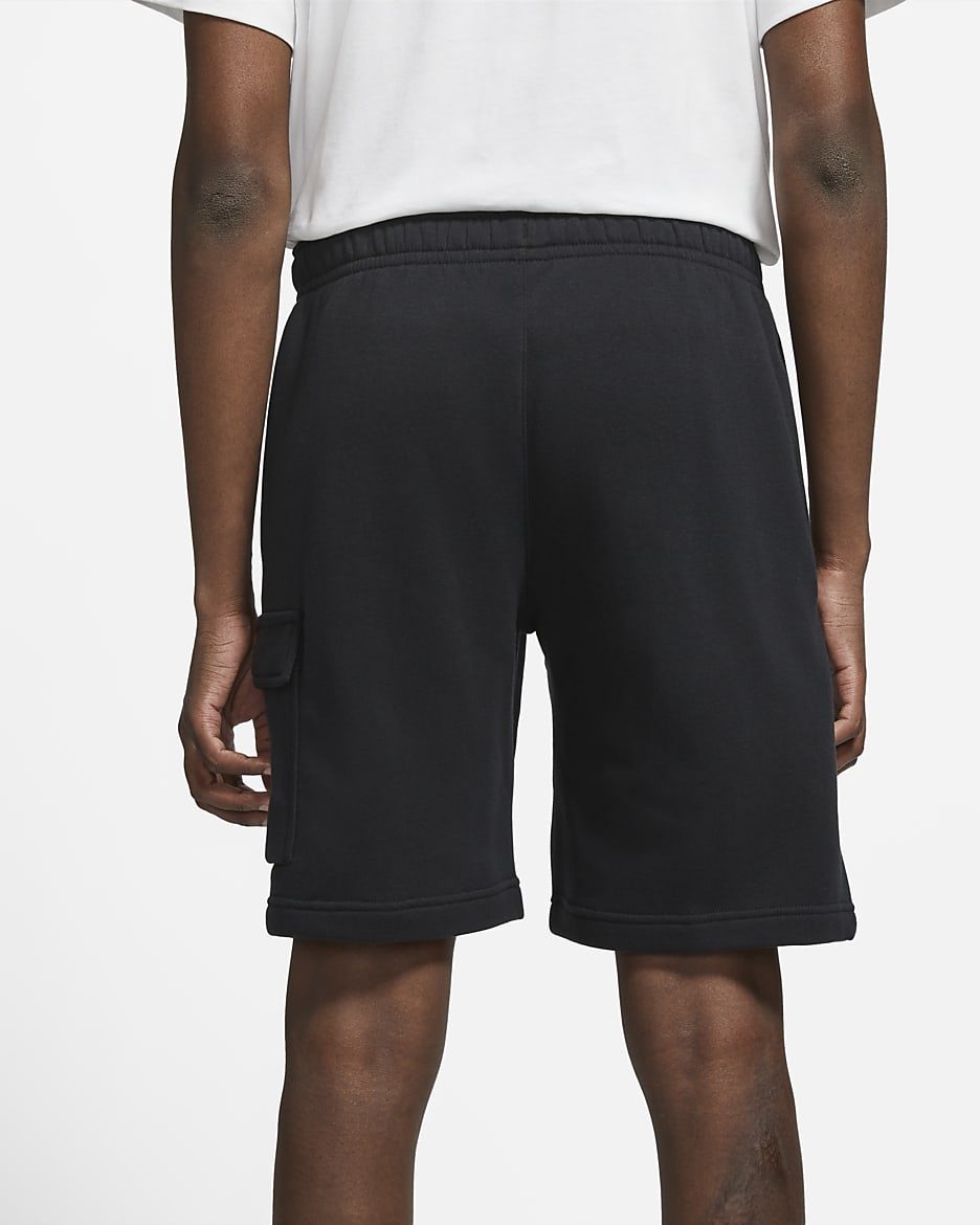 Short cargo Nike Sportswear Club pour Homme - Noir/Noir/Blanc