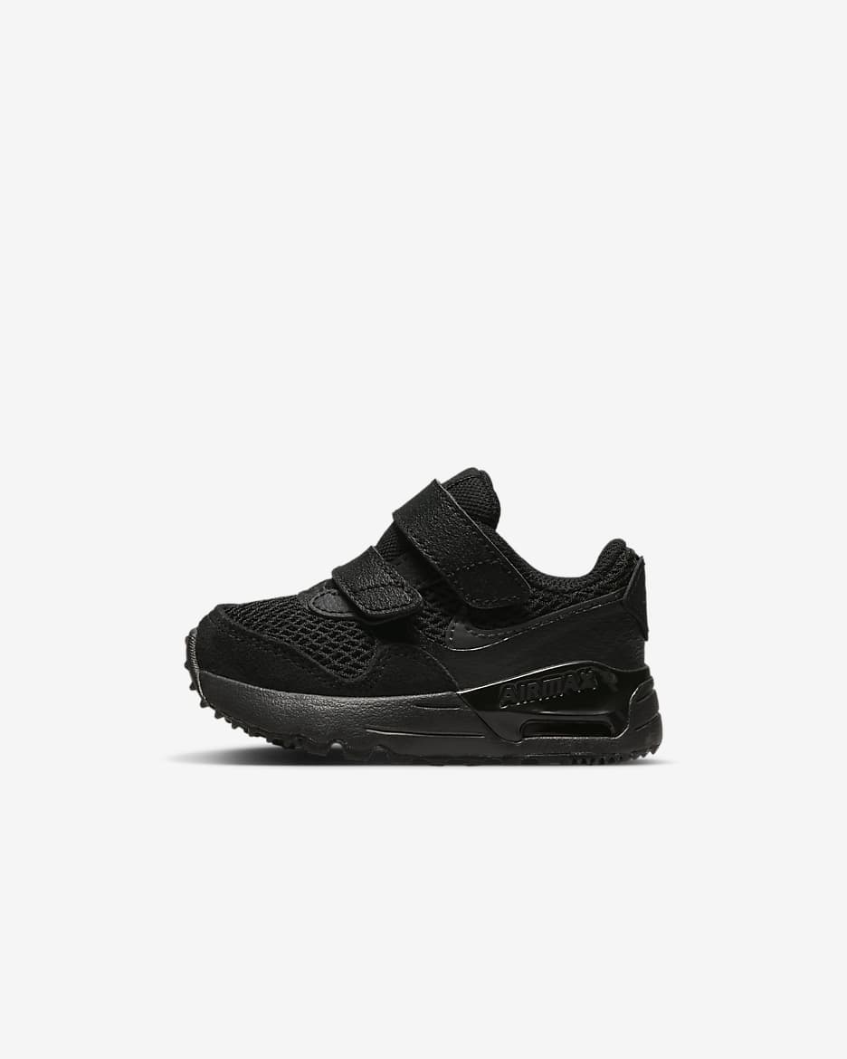 Tenis para bebé e infantil Nike Air Max SYSTM - Negro/Negro/Antracita