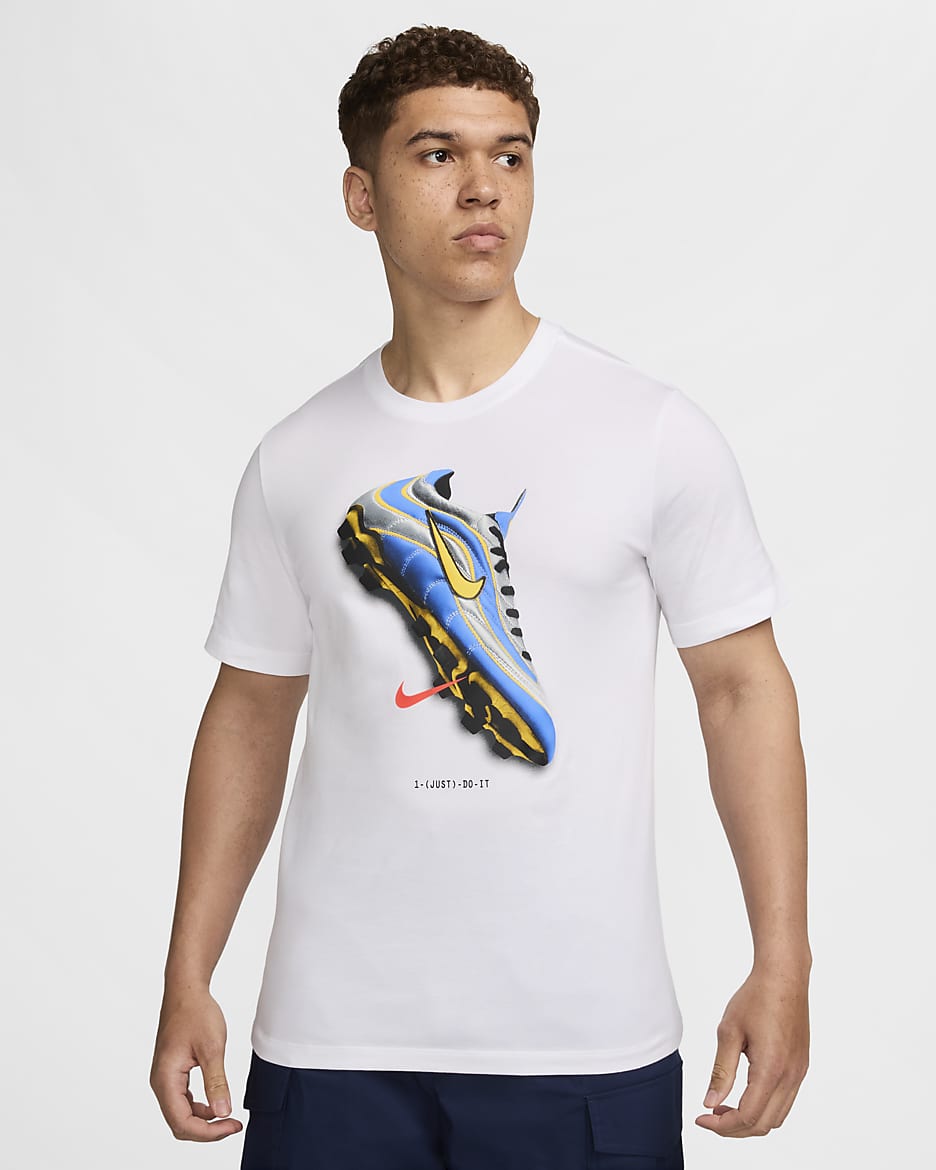 Playera de fútbol para hombre Nike - Blanco