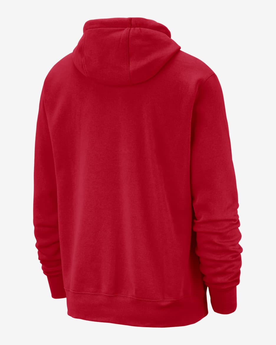 Toronto Raptors Club Men's Nike NBA Pullover Hoodie - University Red