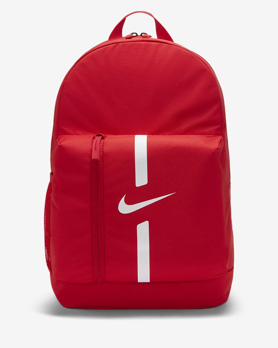 Mochila de fútbol para niños (22 L) Nike Academy Team - Rojo universitario/Negro/Blanco