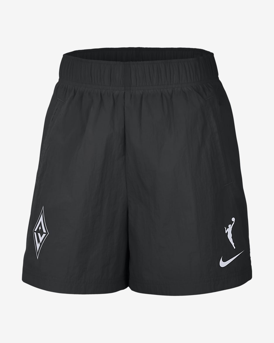 Las Vegas Aces Essential Women's Nike WNBA Repel Woven Shorts - Black/White