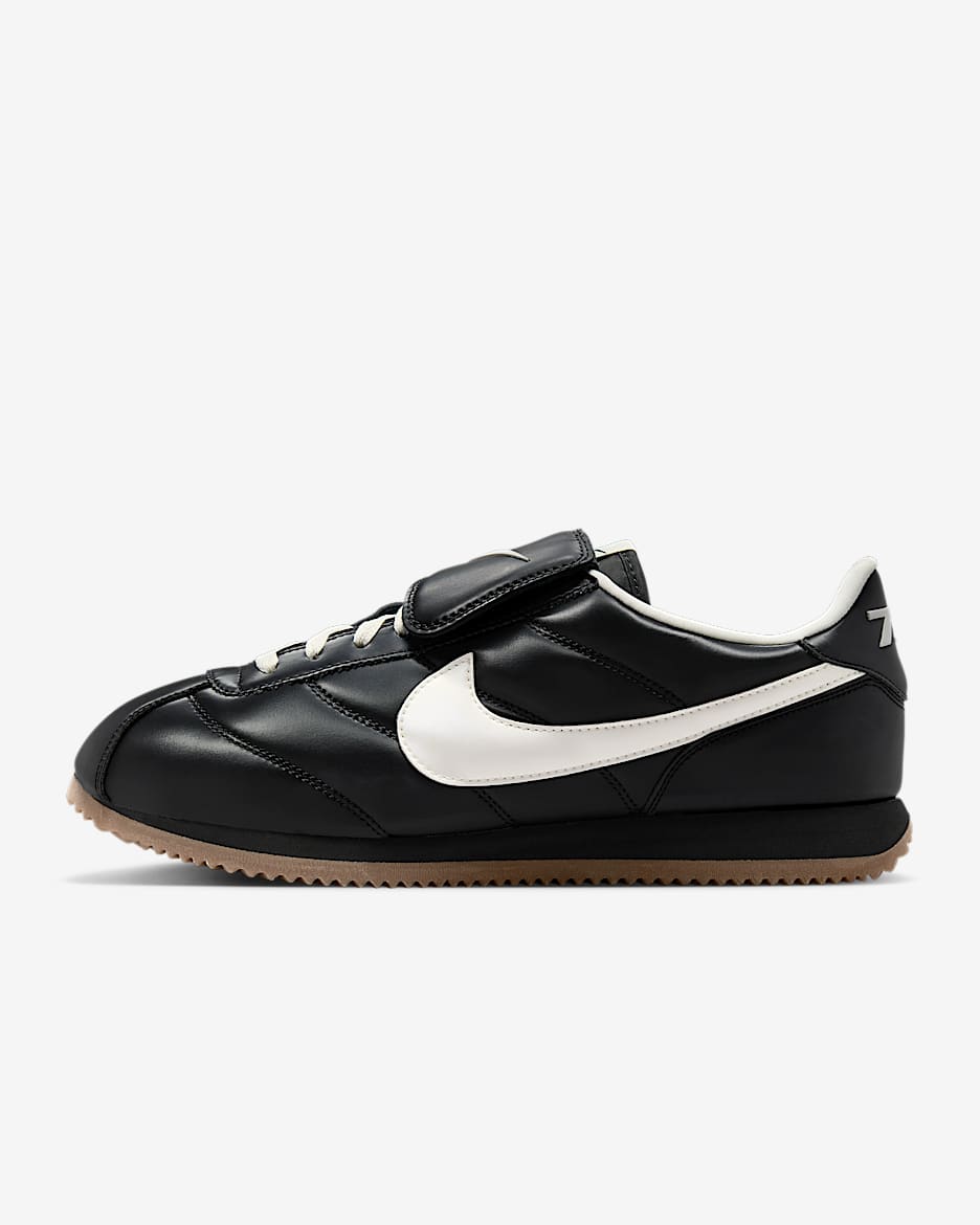 nike cortez basic leather black