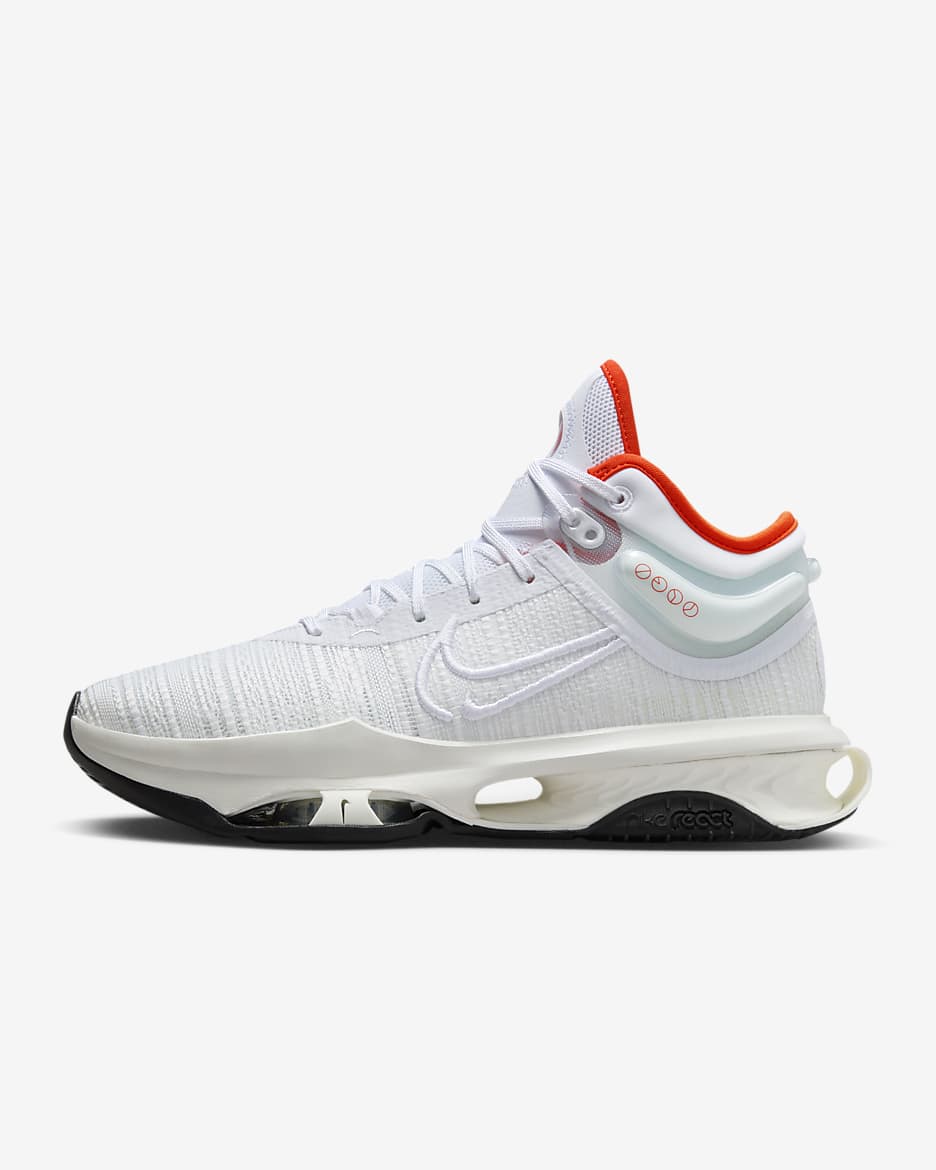 Tenis de básquetbol para hombre Nike G.T. Jump 2 - Blanco/Vela/Naranja seguridad/Blanco