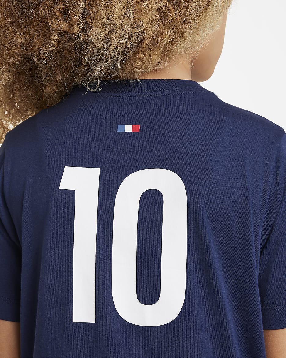 Paris Saint-Germain Big Kids' Nike Soccer T-Shirt - Midnight Navy